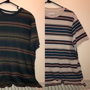 SET OF 2 Striped T-shirts